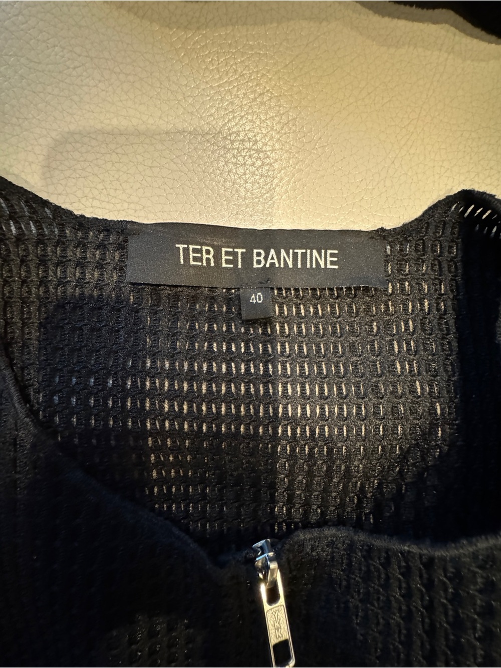 Ter Et Bantine Black Women's Zip-Front dress